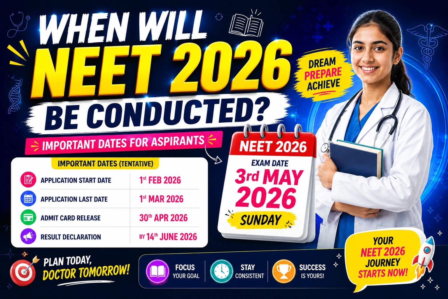 When Will NEET 2026 Be Conducted